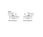 Obrazek Zamek ryglowy naciskowy do drzwi przesuwnych B