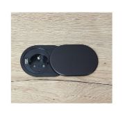 Obrazek SILDEBOX gniazdo wpuszczane w blat z portem USB cz