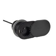 Obrazek SILDEBOX gniazdo wpuszczane w blat z portem USB cz