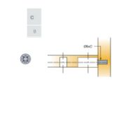 Obrazek Trzpień 5x7,5 system 6 EXPANDO metal