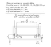 Obrazek Prowadnica DXP-3D synchro z system PUSH L-500