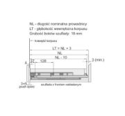 Obrazek Prowadnica DXP-3D synchro z system PUSH L-500