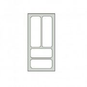 Obrazek Wkład do szuflad 30/490 COMFORT METALIK