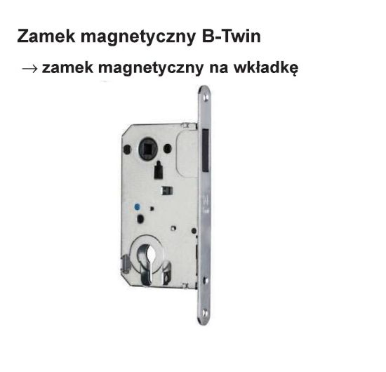 Obrazek Zamek magnetyczny B-Twin PZ złoty satyna