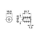 Obrazek Wkładka Symo zamknięcię powtarzalne SH6