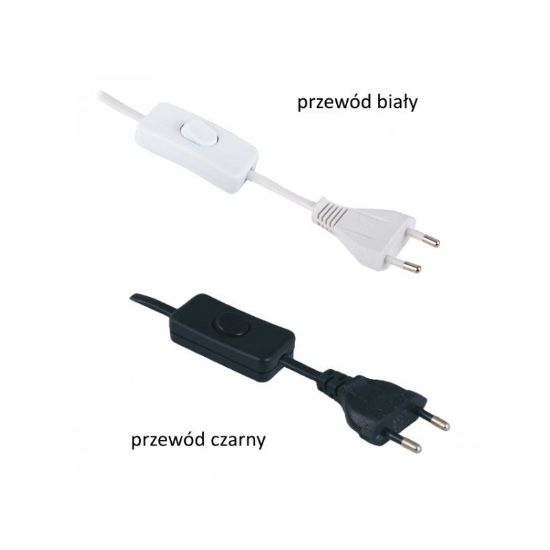 Obrazek Przewód z wtyczką i wyłąc.3m