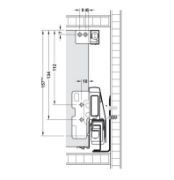 Obrazek Reling prostokątny Matrix Box P L-300 szary