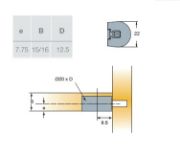 Obrazek Złącze półkowe EXPANDO 6 20mm brąz