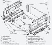 Obrazek Dwuścienne podwyższenie stalowe L-450 białe Matrix