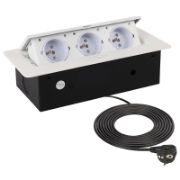 Obrazek KOMBI BOX uzbrojony 3xschuko przewód 3m biały