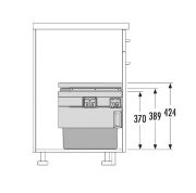 Obrazek Kosz Hailo Cargo Synchro 600 1x28/2x13L