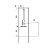 Obrazek Pantograf 2004 10kg 440-610mm antracyt