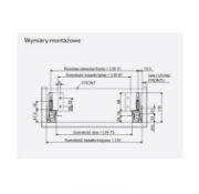 Obrazek Szuflada MATRIX S SLIM L-270mm H-84 czarna