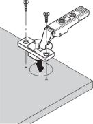 Obrazek 71T6550 zawias 170` clip top