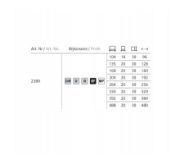 Obrazek Uchwyt 2576-320 czarny