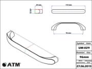 Obrazek Uchwyt UM-029 L-96 G5 satyna