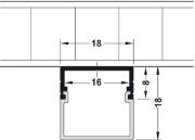 Obrazek Profil 2192 nawierzchn. 18x18 L-2,5m klosz mleczny