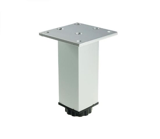 Obrazek Nóżka meblowa kwadratowa H-100 czarna