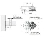 Obrazek Stopka INTEGRATO G wysokośc H-12mm