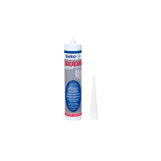 Obrazek Silikon PRO-4 uniwersalny biały 02 310ml