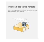 Obrazek Złącze  EXPANDO 6 20mm z mimośrodem białe op=100sz