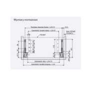 Obrazek Szuflada MATRIX S SLIM L-350mm H-135 biała