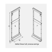 Obrazek Stelaż carga boczny Prestige Supreme Maxi lewy