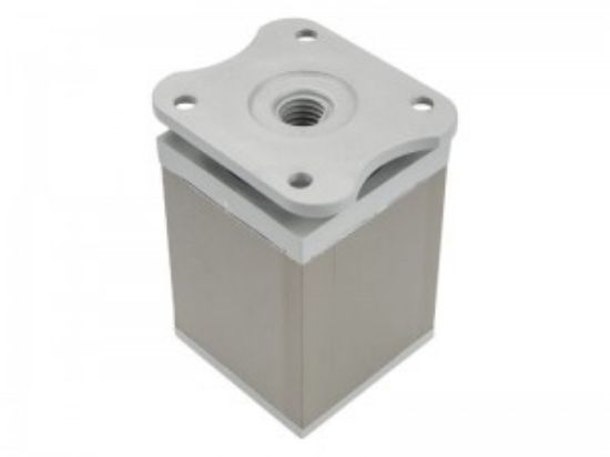 Obrazek Nóżka meblowa 40x40 H-60mm stal szczotkowana