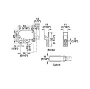 Obrazek Zatrzask sprężynowy Mini Latch