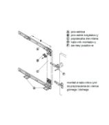 Obrazek Prowadnica Accuride 1319 Infront 1D 450mm