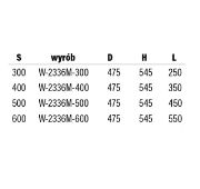 Obrazek Kosz cargo dolny 600 1 poziom linia PRO