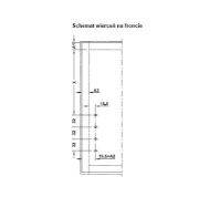 Obrazek Podnośnik Free Up 430-600mm 2,6 - 5,5kg biały