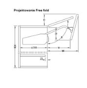 Obrazek Podnośnik Free Fold G4fo 710-790mm 5,2-10,30kg