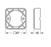 Obrazek Czujnik ruchu Häfele Connect Mesh modułowy 12V