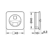 Obrazek Czujnik ruchu Häfele Connect Mesh modułowy 12V