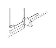 Obrazek Zamek do drzwi przesuwnych szklanych Symo do nakła