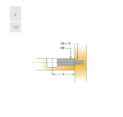 Obrazek Trzpień Quickfit TL5 8x34mm