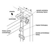 Obrazek Blokada kołkowa zamka centralnego Symo 13mm