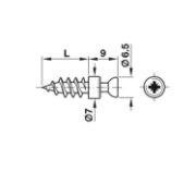 Obrazek Trzpień Rafix M20 5x12mm znal