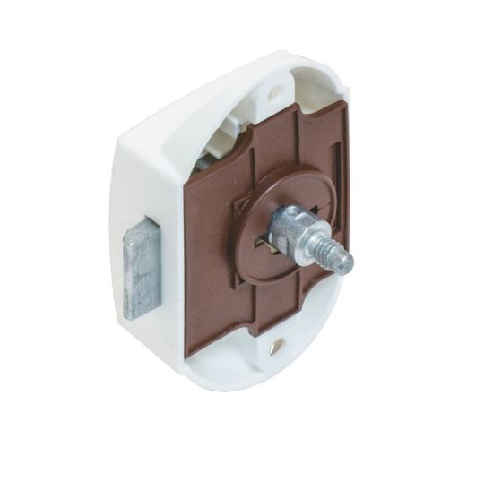 Obrazek Zamek ryglowy nawierzchniowy biały