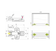 Obrazek Rolka stab. do szuflad drew. PUSHTOOPEN