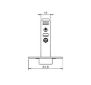 Obrazek Zawias Metalla+ wpuszczany z hamulcem