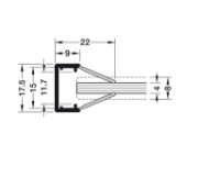 Obrazek Profil 5108 LED szkło 4-8mm L-2m