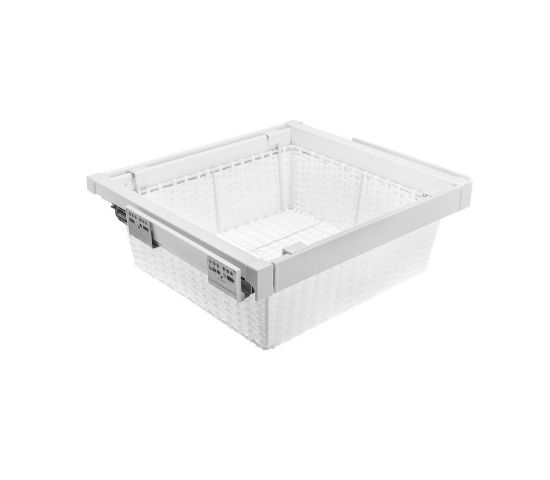 Obrazek Szuflada Elite z koszem ratanowym 700 mm biała