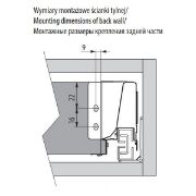 Obrazek Szuflada Modern Box 500 pod piekarnik szary