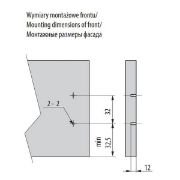 Obrazek Szuflada Modern Box 500 pod piekarnik szary