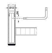 Obrazek Regulator wys.cokołu do osadzania w otworze H-131