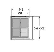 Obrazek Kosz Hailo Cargo 600 4x13L