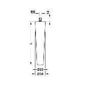 Obrazek Noga meblowa dąb L-330mm