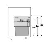 Obrazek Kosz Hailo Cargo Synchro 450 1x55L